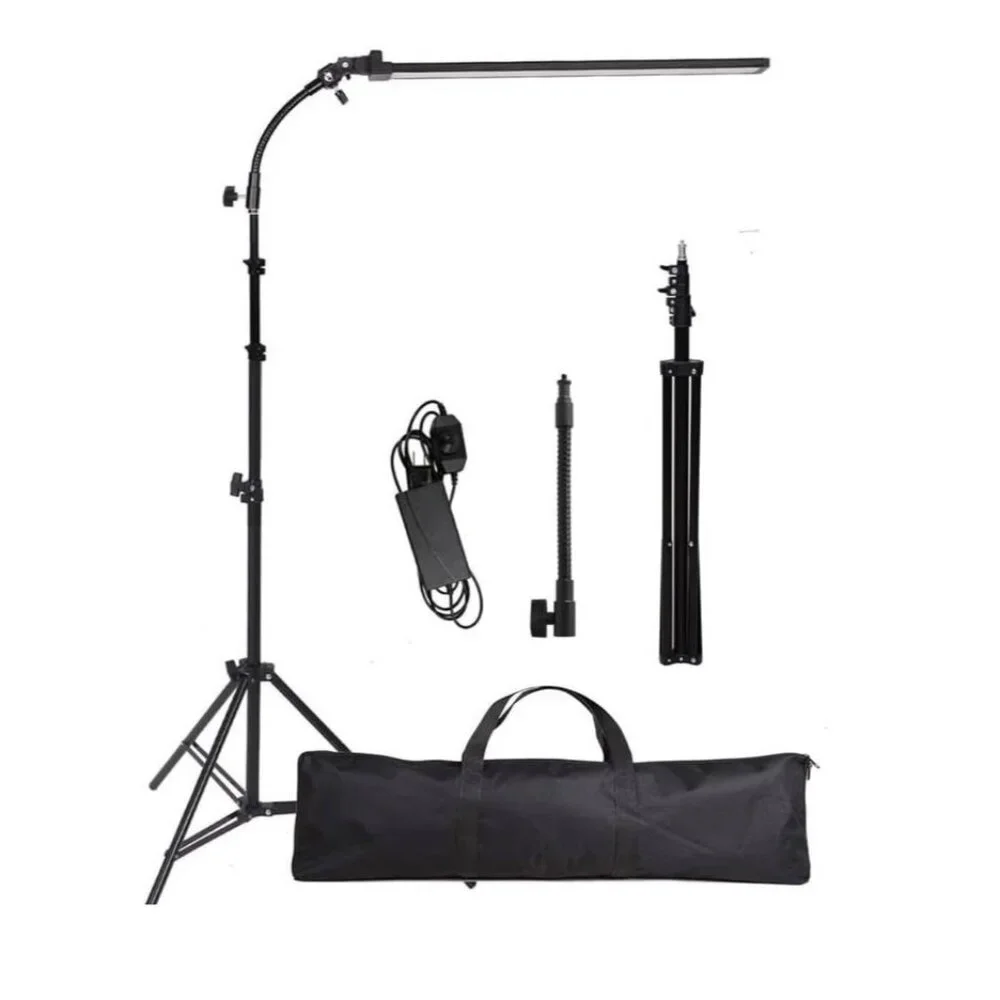 NEW! Photography Studio LED Lighting Kit with Light Stand Bag Soft Tube